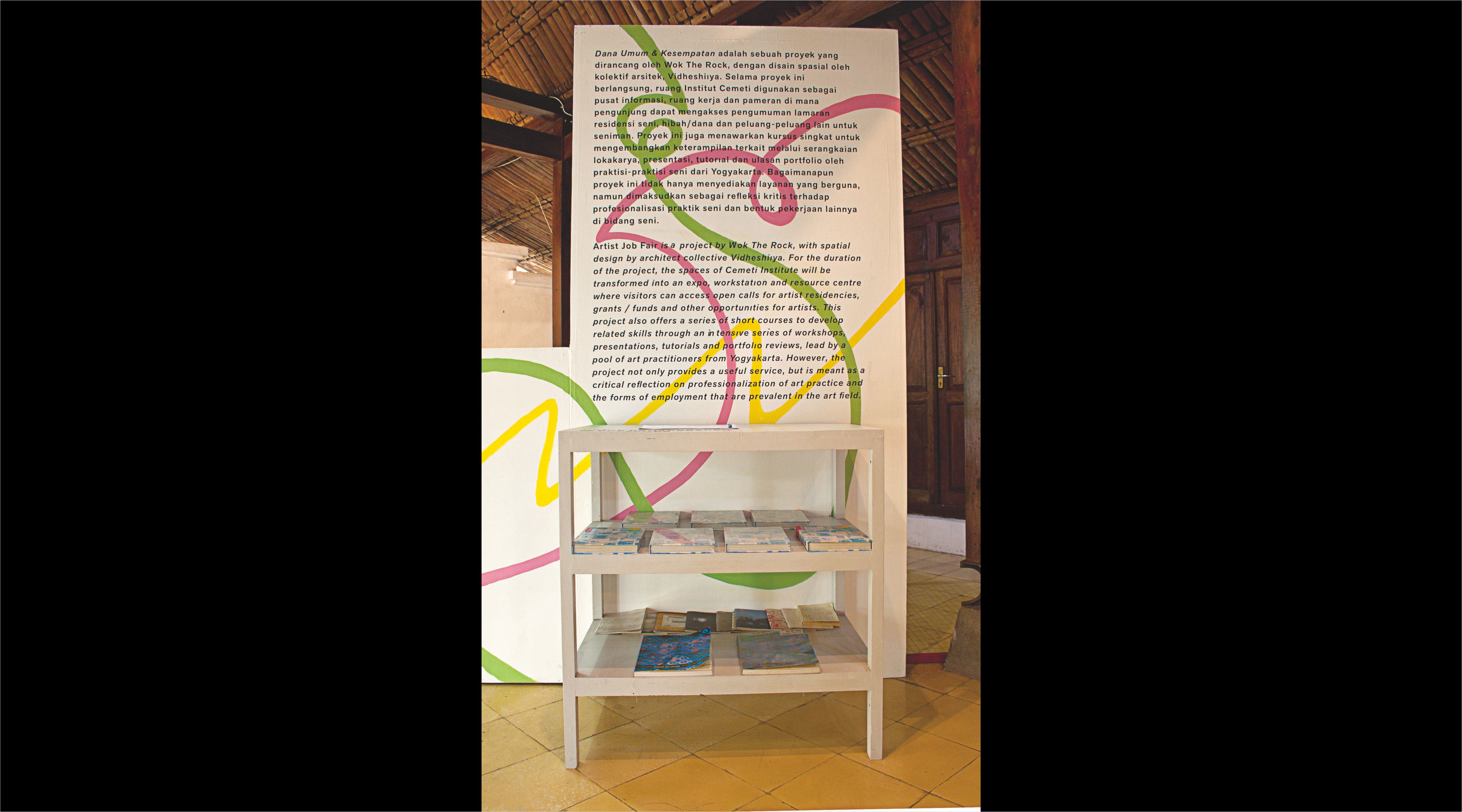 Dana Umum & Kesempatan | Spatial Design for Artist Job Fair, image 3